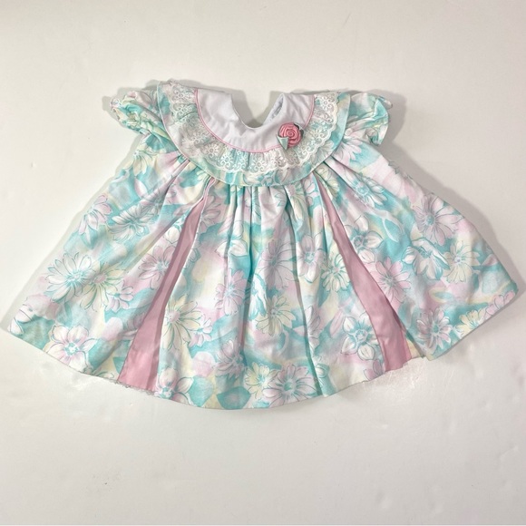 Vintage 90’s Tiny Tots Floral Dress 18 Months - Picture 2 of 6
